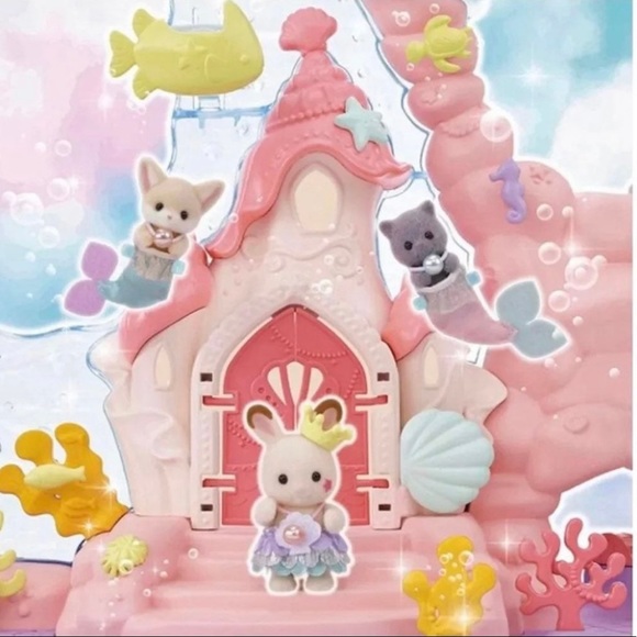 Calico Critters / Sylvanian Families Dream Series Mermaid Castle - Picture 6 of 12